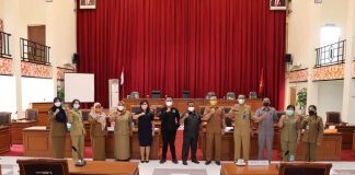 Komisi C DPRD Landak Bersama Dinas SP3AKB Gelar Rapat Bahas Perubahan APBD 2021