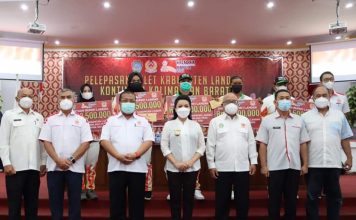 Ketua DPRD Landak Hadiri Pelepasan Atlet PON XX Papua 2021