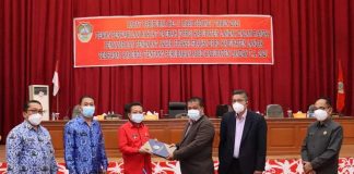 Pengesahan Raperda Perubahan APBD Kabupaten Landak Tahun Anggaran 2021