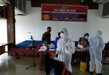 131 Tenaga Pendidik dan Staf Persekolahan Maniamas Jalani Test Swab Antigen, 2 Reaktif