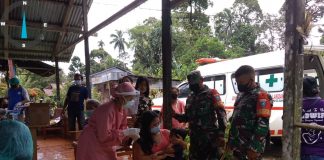 Tracing Kontak Erat Terhadap 2 Warga Desa Caokng Yang Dinyatakan Positif Covid-19