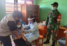 108 Siswa-Siswi SMAN 1 Menjalin Jalani Vaksinasi