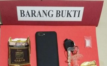 Kurir Narkoba Ditangkap, Polisi Temukan 0,39 Gram Sabu