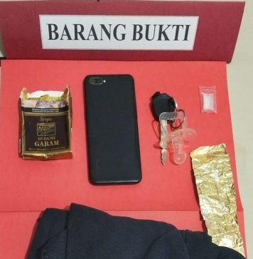 Kurir Narkoba Ditangkap, Polisi Temukan 0,39 Gram Sabu