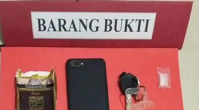 Kurir Narkoba Ditangkap, Polisi Temukan 0,39 Gram Sabu