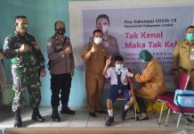 340 Pelajar SMP Negeri 2 Ngabang Ikuti Vaksinasi Covid-19