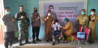 340 Pelajar SMP Negeri 2 Ngabang Ikuti Vaksinasi Covid-19