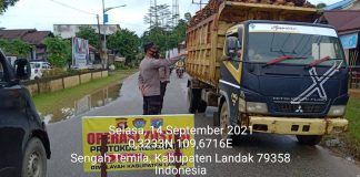 Truk Bermuatan Tanpa Jaring Pengaman Akan Ditindak