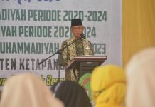 Wabup Farhan Hadiri Pelantikan Pemuda Muhammadiyah Nasyiatul Aisyah dan IPM Ketapang Periode 2021-2025