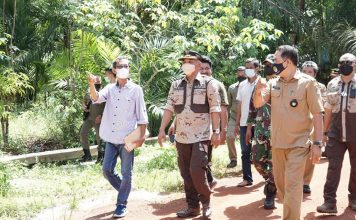 Bupati Ketapang Tinjau Rencana Pembukaan Ruas Jalan Pesaguan Kanan