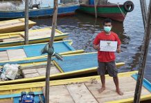 Pekab Ketapang Serahkan 5 Unit Perahu Mesin Bantuan Zakat Kepada Nelayan Tradisional