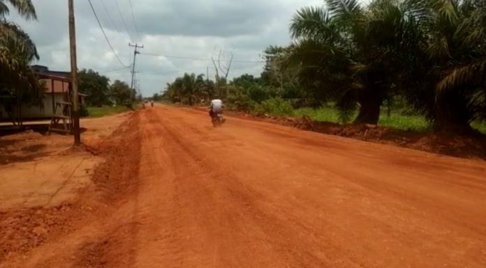 Jalan Pelang- Pematang Gadung Ditargetkan Rampung Desember 2021