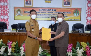 Pandangan Umum DPRD Terhadap Pidato Bupati Ketapang Atas Nota Keuangan dan Raperda APBD Ta 2022