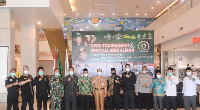 Open Turnamen dan Festival Seni Aliran Pagar Nusa Ketapang 2021 Resmi Dibuka