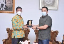 Wabup Ketapang Terima Kunjungan Dari Bupati Lamandau