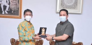 Wabup Ketapang Terima Kunjungan Dari Bupati Lamandau