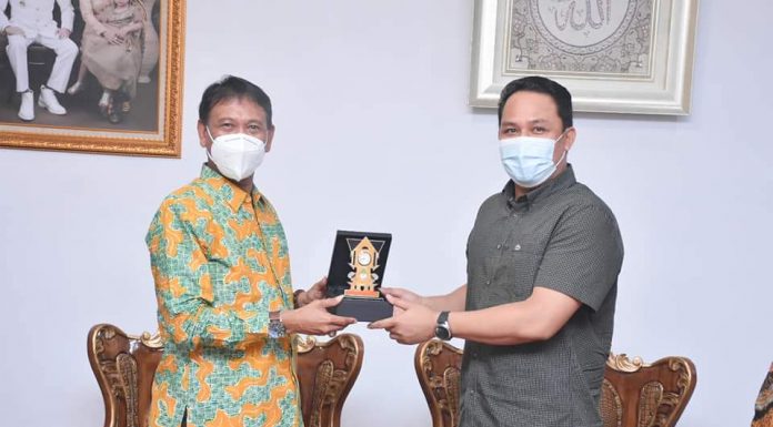 Wabup Ketapang Terima Kunjungan Dari Bupati Lamandau