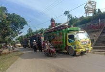 Dump Truck Pengangkut Tandan Buah Segar Wajib Gunakan Jaring Pengaman