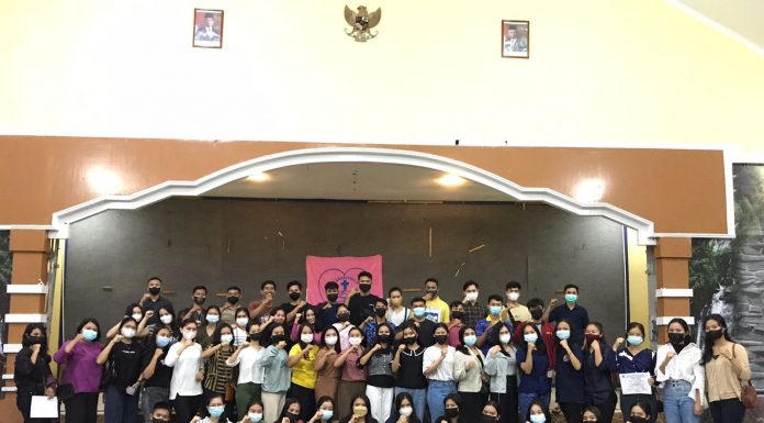 Ikatan Mahasiswa Katolik IKIP PGRI Pontianak Rutin Laksanakan KPD