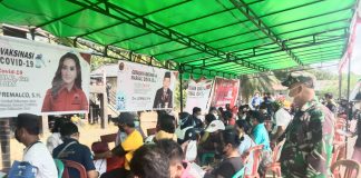 Vaksinasi Bagi 1036 Masyarakat di Menjalin