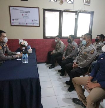Jabat Kapolsek Menjalin Andreas Quinn Pimpin Anev Perdana