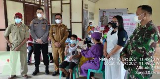 218 Masyarakat Umum dan Pelajar di Menjalin Jalani Vaksinasi