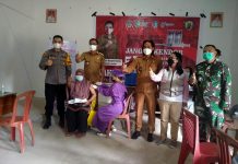 108 Masyarakat Umum dan Lansia di Menjalin Jalani Vaksinasi Dosis 1