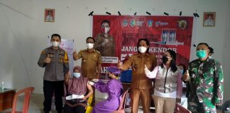 108 Masyarakat Umum dan Lansia di Menjalin Jalani Vaksinasi Dosis 1