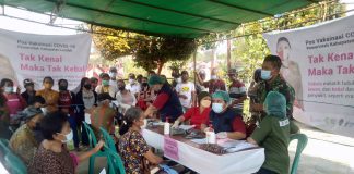 Warga Sembilan Desa di Mempawah Hulu Ikuti Vaksinasi Covid-19