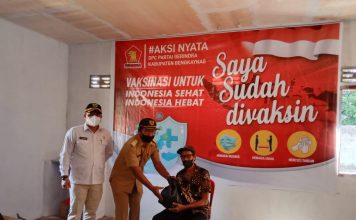 DPC Gerindra Bengkayang Bantu Pemerintah Genjot Vaksinasi