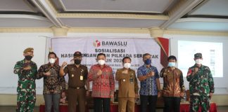 Wakil Bupati Landak Dampingi Cornelis Sosialisasi Hasil Pengawasan Pilkada Serentak 2020