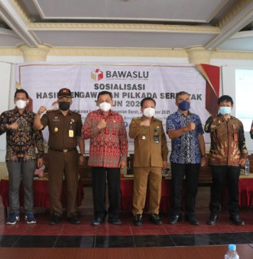 Wakil Bupati Landak Dampingi Cornelis Sosialisasi Hasil Pengawasan Pilkada Serentak 2020
