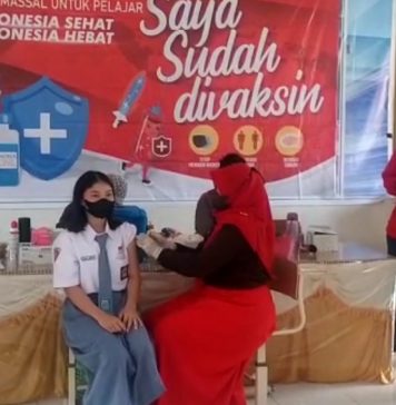 Vaksinasi Covid-19 Sasar 1000 Pelajar di Sanggau