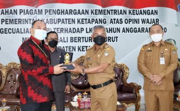 Pemkab Ketapang Kembali Terima WTP ke 7 Dari BKP RI