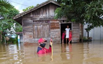 Banjir Rendam 1.700 Rumah Warga di Sandai