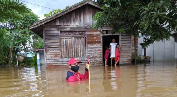 Banjir Rendam 1.700 Rumah Warga di Sandai
