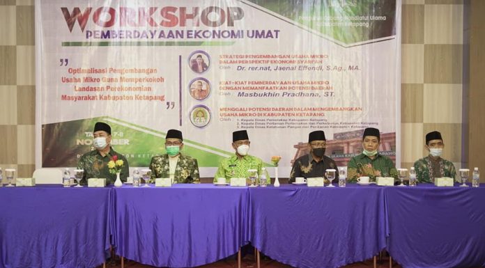 Wabup Ketapang Buka Workshop Pengembangan Ekonomi Umat