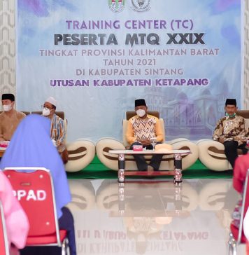 Wabup Farhan Buka Training Center Peserta MTQ Tingkat Provinsi Kalbar