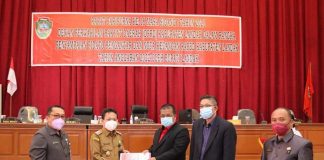 Bupati Landak Sampaikan Nota Keuangan RAPBD Tahun Anggaran 2022