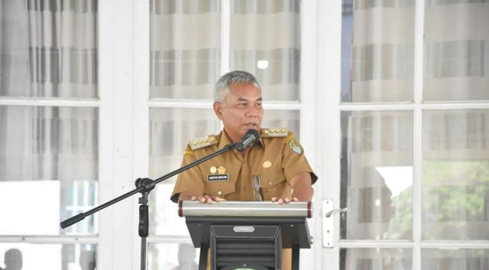 Bupati Martin Buka Sosialisasi Perkebunan Kelapa Sawit Perumda Ketapang Pangan Mandiri