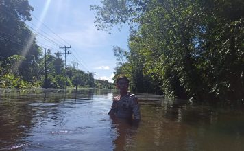 Banjir di Sejumlah Daerah di Kalbar Putuskan Akses Jalan Negara