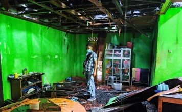 Ditinggal Pergi Rumah Ludes Terbakar