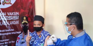 Belajar Tatap Muka, 100 Pelajar di Ngabang Jalani Vaksinasi