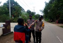 Rutin Lakukan Operasi Yustisi, Polsek Menyuke Kembali Ingatkan Warga Disiplin Prokes