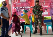 Warga Binaan Rutan Kelas 2 B Landak Ikuti Vaksinasi