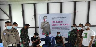 Warga Menyuke Antusias Ikuti Vaksinasi Dosis Pertama