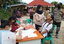 Gelar Operasi Yustisi, Pengendara Yang Tejaring Dilakukan Swab Ditempat