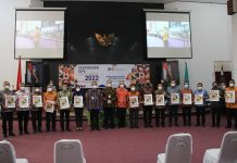 Bupati Ketapang Hadiri Penyerahan Dipa dan Dana Transfer Daerah Tahun 2022