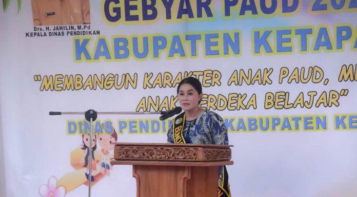 Bunda Paud Ketapang Buka Gebyar Paud Tahun 2021