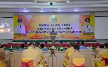 Bupati Ketapang Buka Kegiatan Pembekalan Kepala Desa Hasil Pemilihan Serentak Tahun 2021